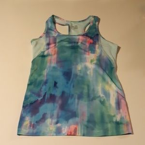 light blue base tank top